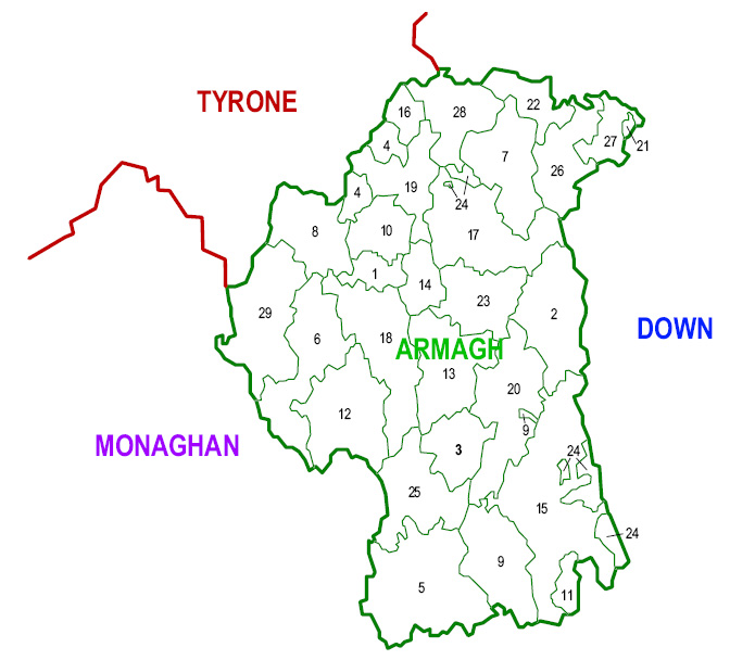 Armagh Parish Map