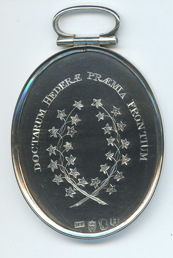 James Greer Medal  Rear